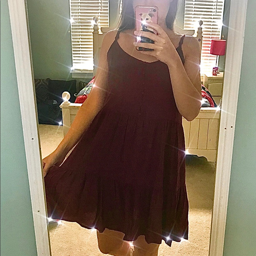 💃🏻Casual Maroon Dress💃🏻